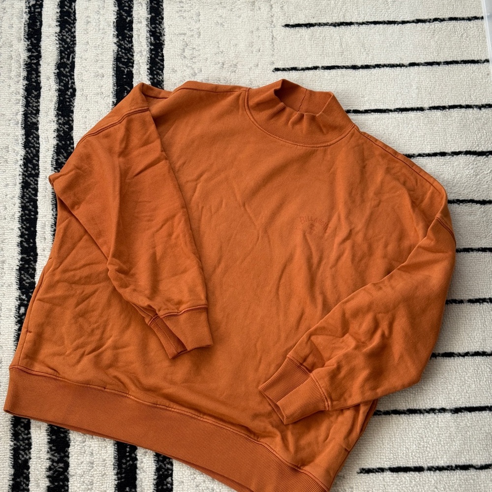 Billabong Orange Crewneck Sweater